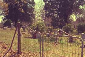 Sparta cemetery gates